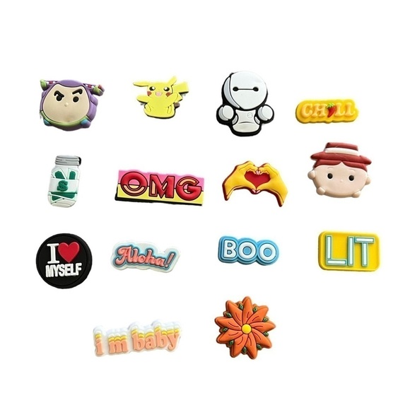 Other - Jibbitz - knockoffs (set of 14) Variety